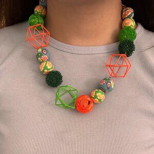 Studio 6IX Bohemian Style Cube Necklace